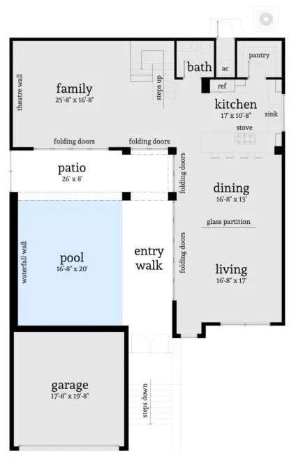 Main Floor Plan for House Plan #662952