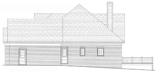 Right Elevation for House Plan #124213