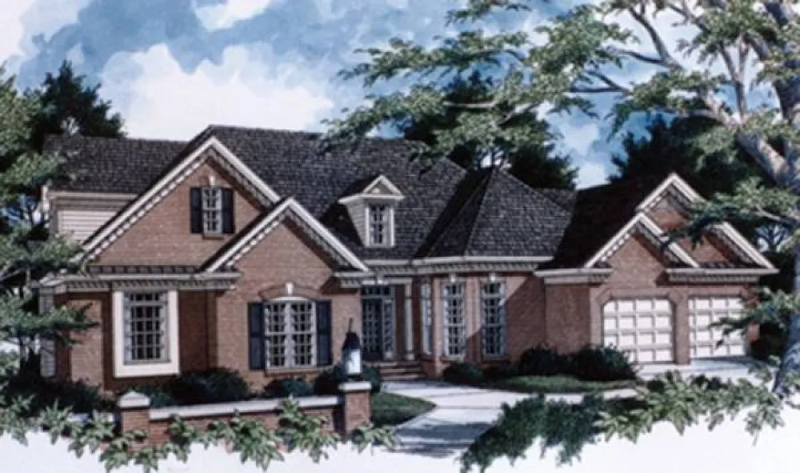 Full Rendering for House Plan #124213