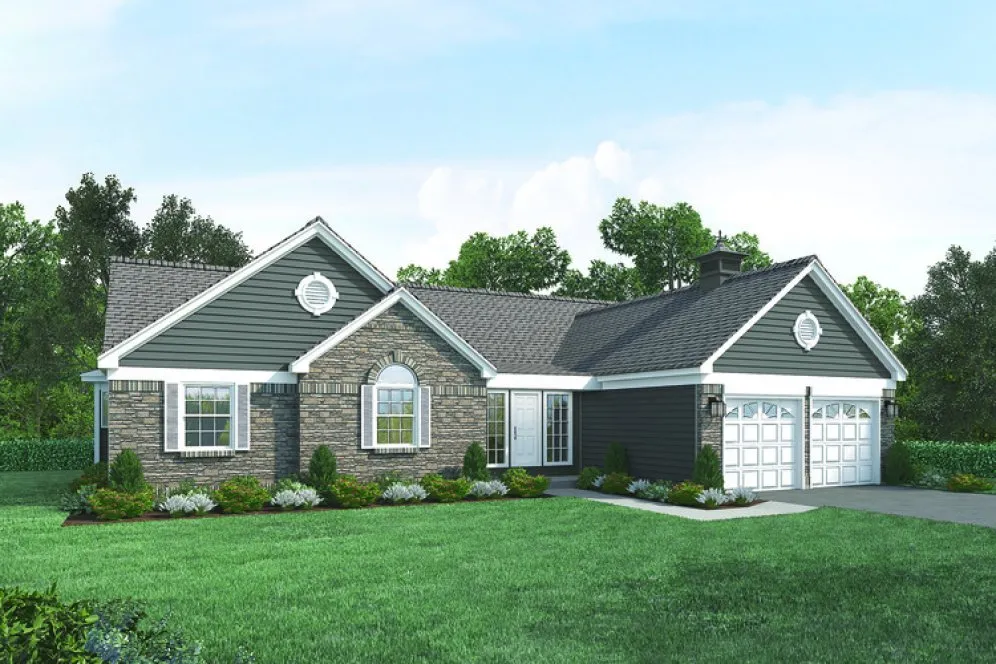 Full Rendering for House Plan #632881