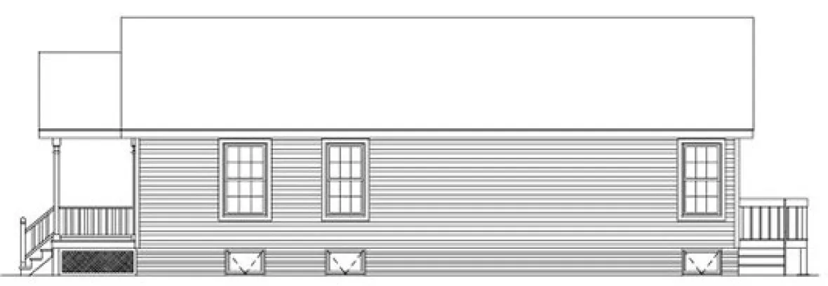 Right Elevation for House Plan #630231
