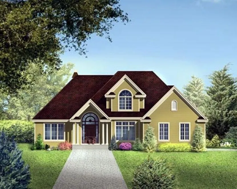Full Rendering for House Plan #175991