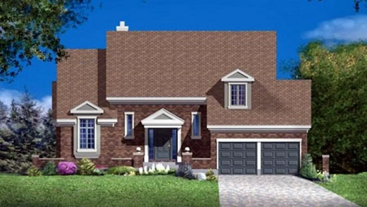 Full Rendering for House Plan #174591