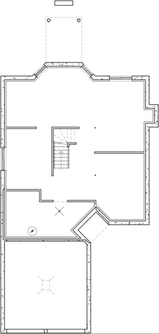 Basement Plan for House Plan #176952