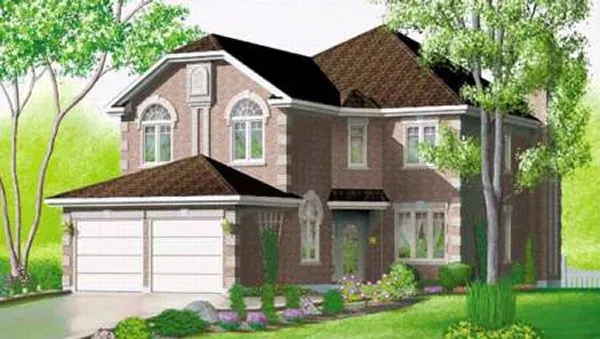 Full Rendering for House Plan #176952
