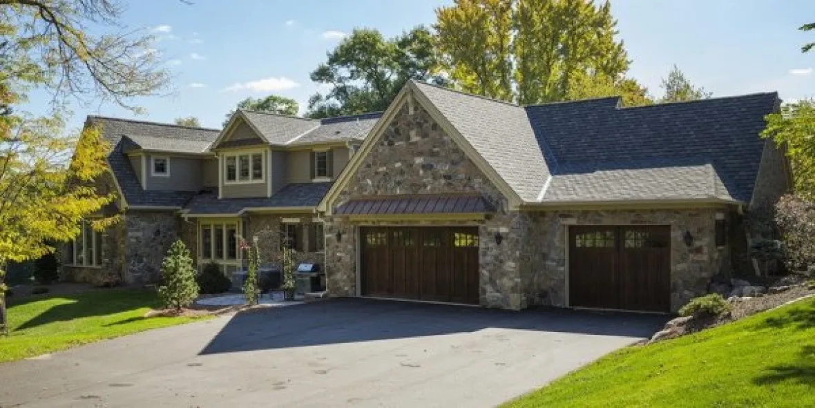 Rear Elevation for House Plan #289264