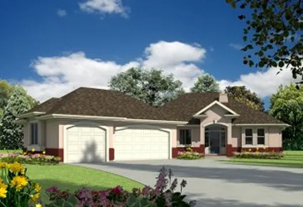 Full Rendering for House Plan #578452