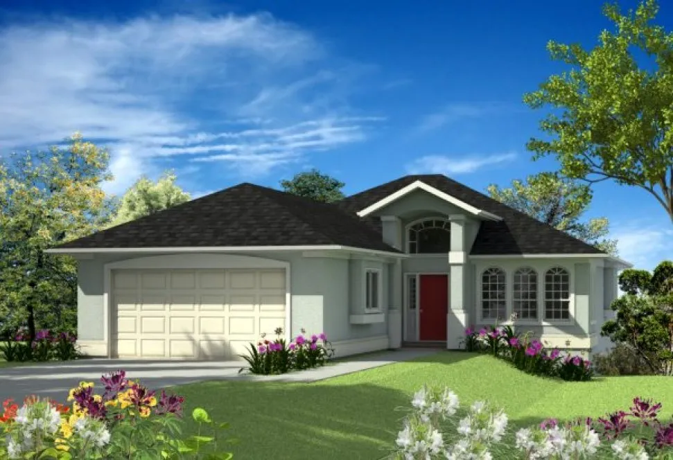 Full Rendering for House Plan #576462