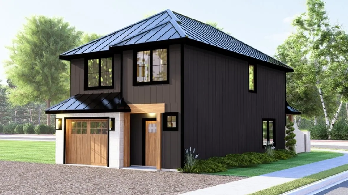 Full Rendering for House Plan #755651