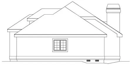 Right Elevation for House Plan #632171