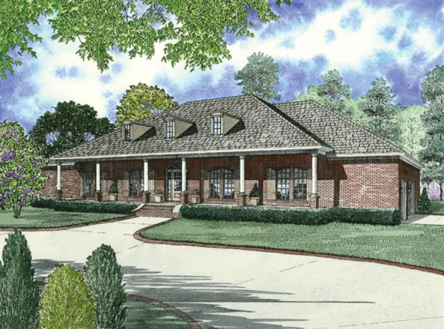 Full Rendering for House Plan #314082