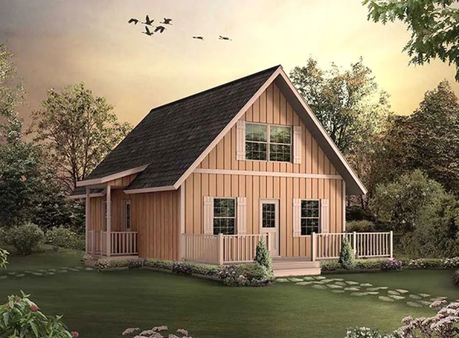 Full Rendering for House Plan #634511