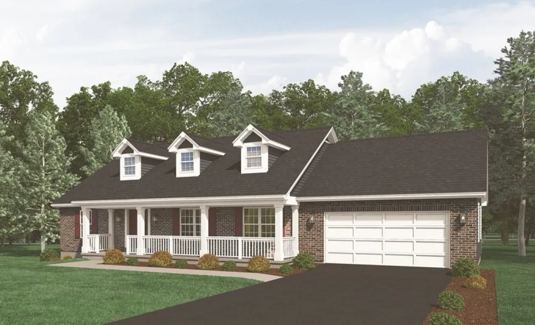 Full Rendering for House Plan #630041