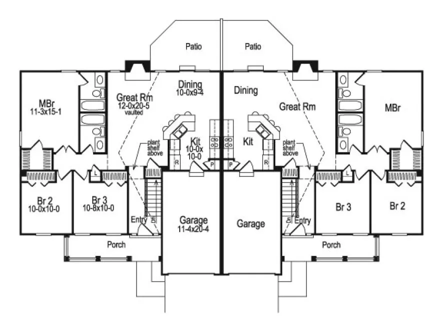 Main Floor Plan for House Plan #638132