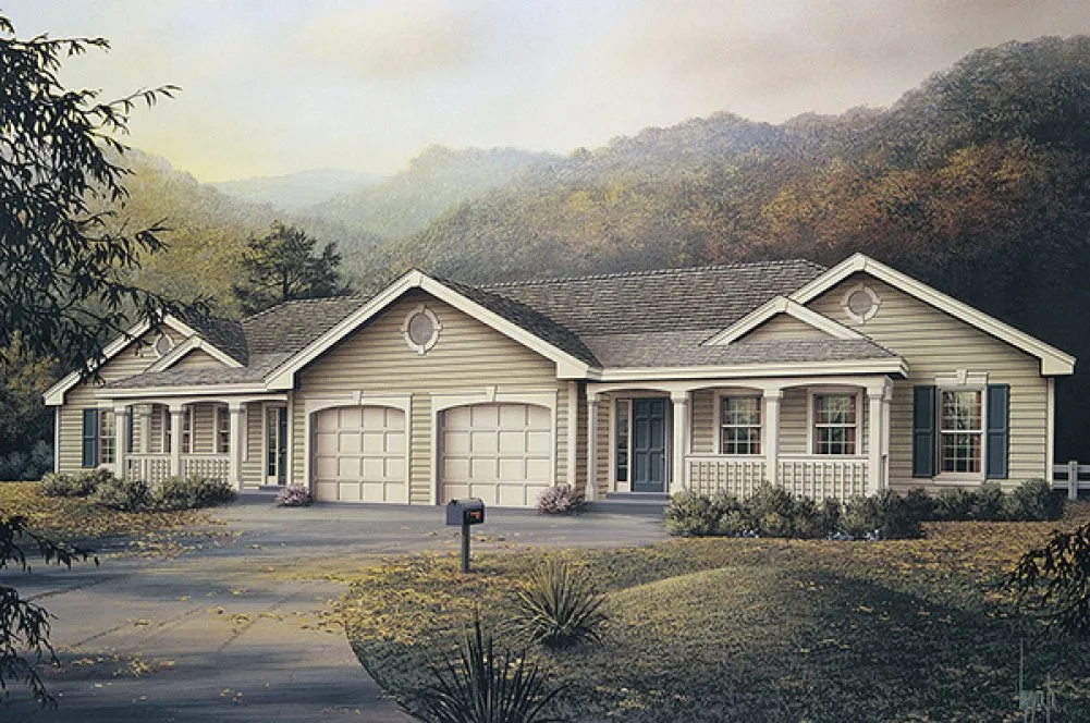 Full Rendering for House Plan #638132