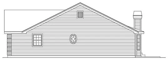 Right Elevation for House Plan #638621