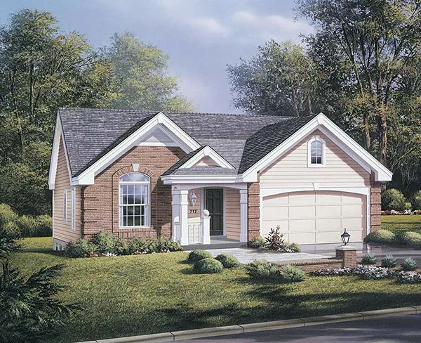 Full Rendering for House Plan #638621