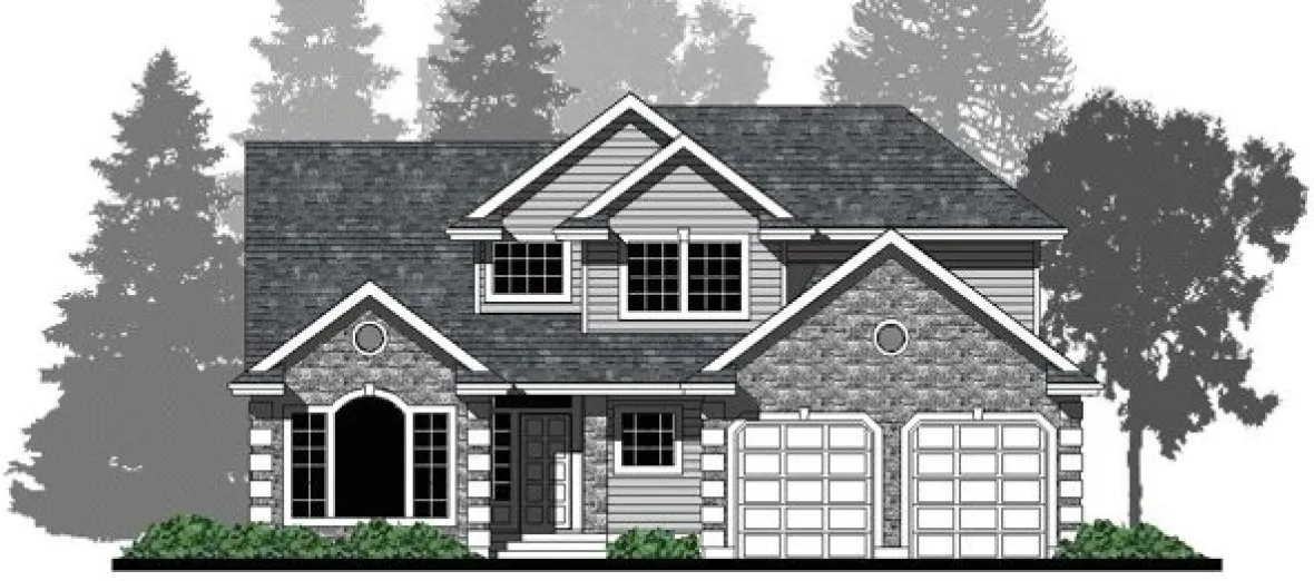 Full Rendering for House Plan #500812