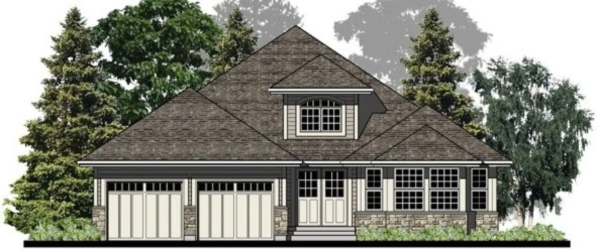 Full Rendering for House Plan #506012