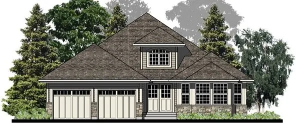 Full Rendering for House Plan #506012