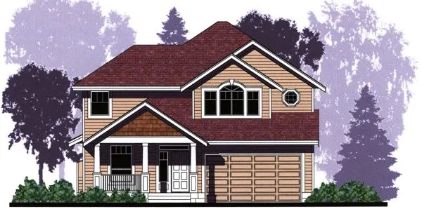 Full Rendering for House Plan #508502