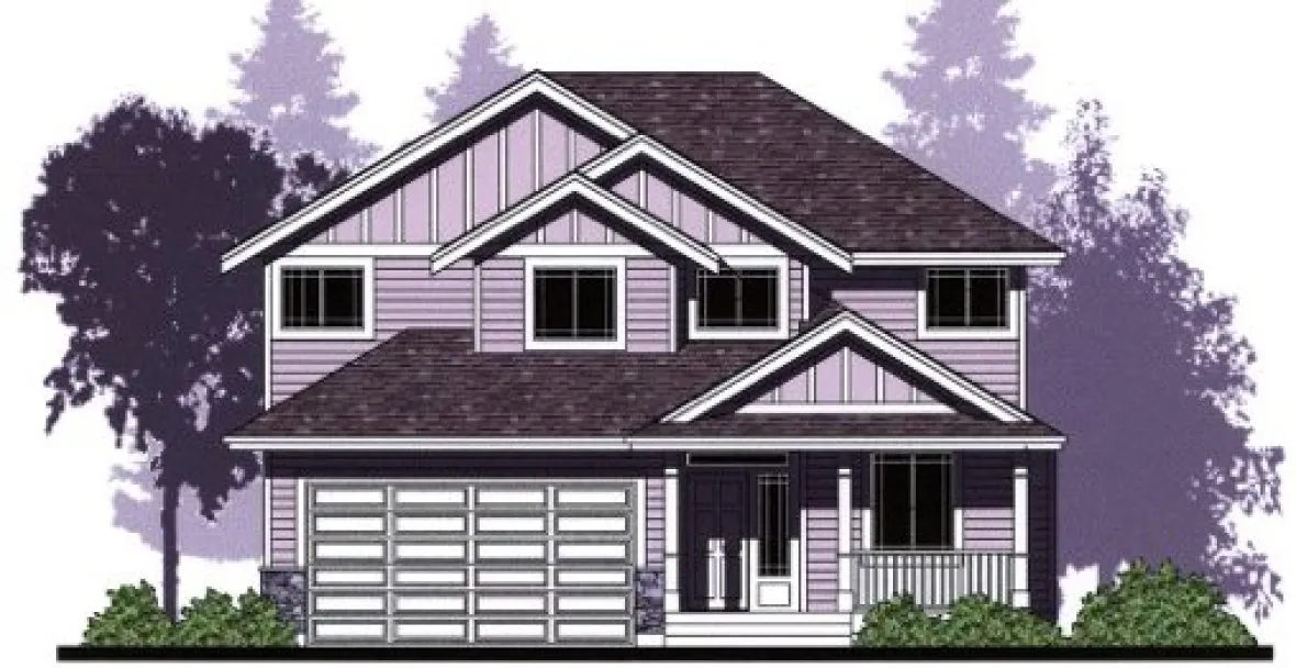 Full Rendering for House Plan #500142