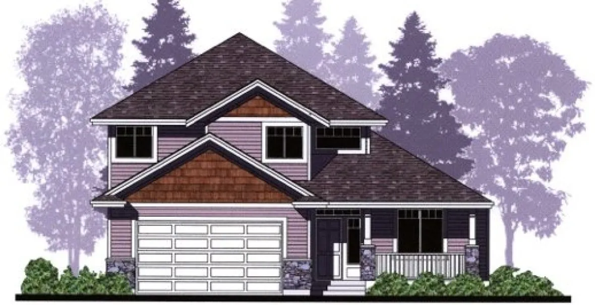 Full Rendering for House Plan #505132