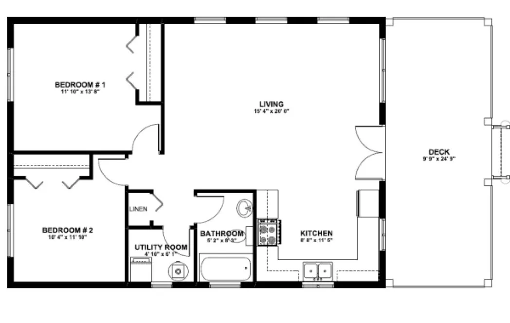 Main Floor Plan for House Plan #671000