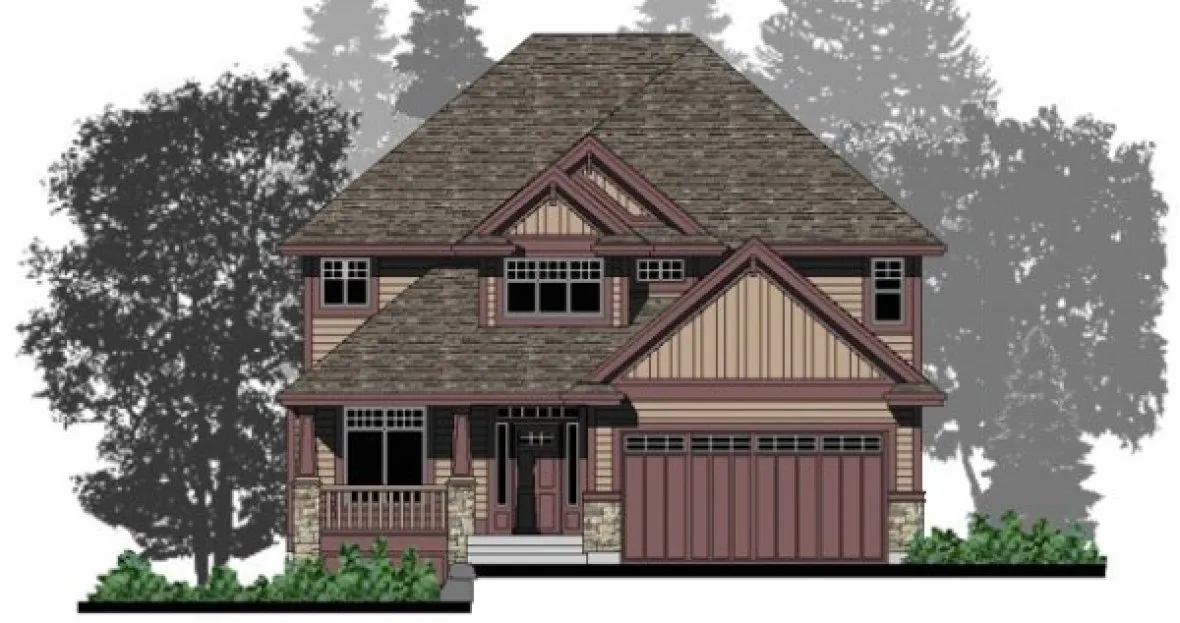 Full Rendering for House Plan #504732