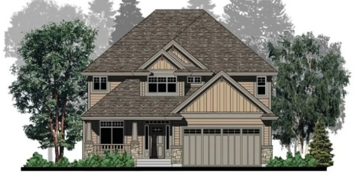 Full Rendering for House Plan #504734