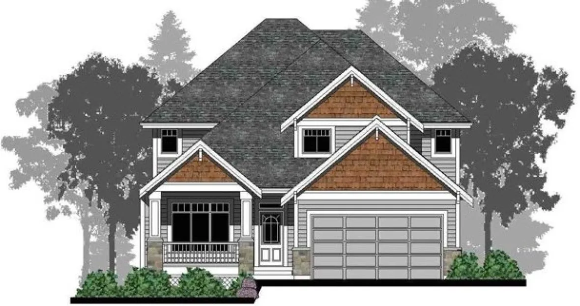 Full Rendering for House Plan #507032