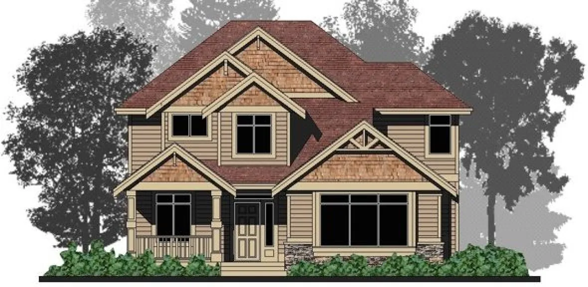 Full Rendering for House Plan #503422