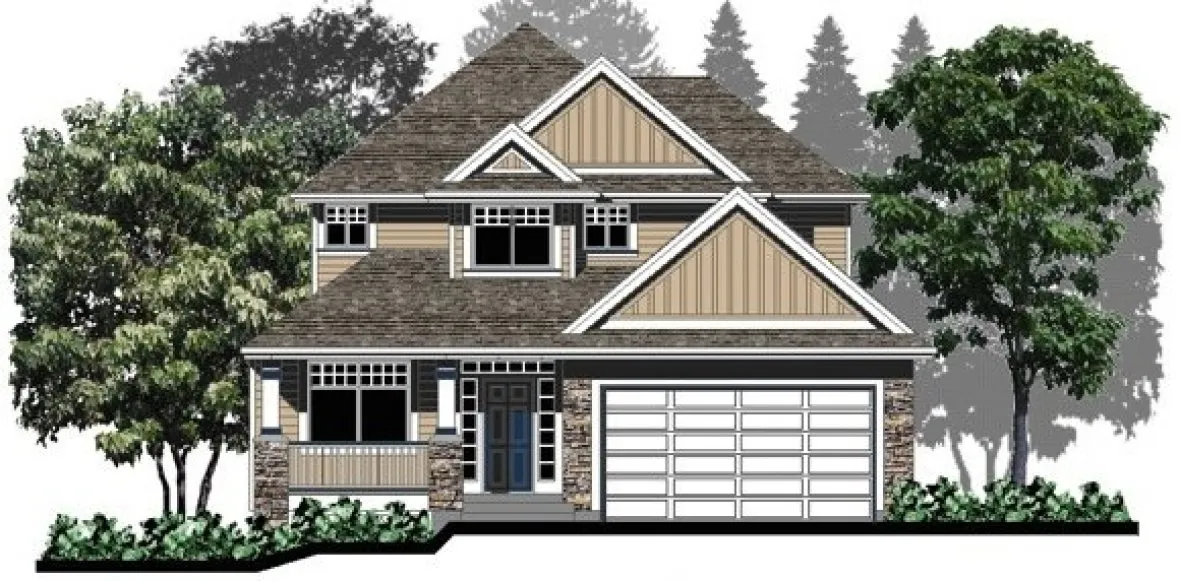 Full Rendering for House Plan #508642
