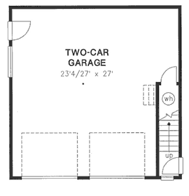 Main Floor Plan for House Plan #134044