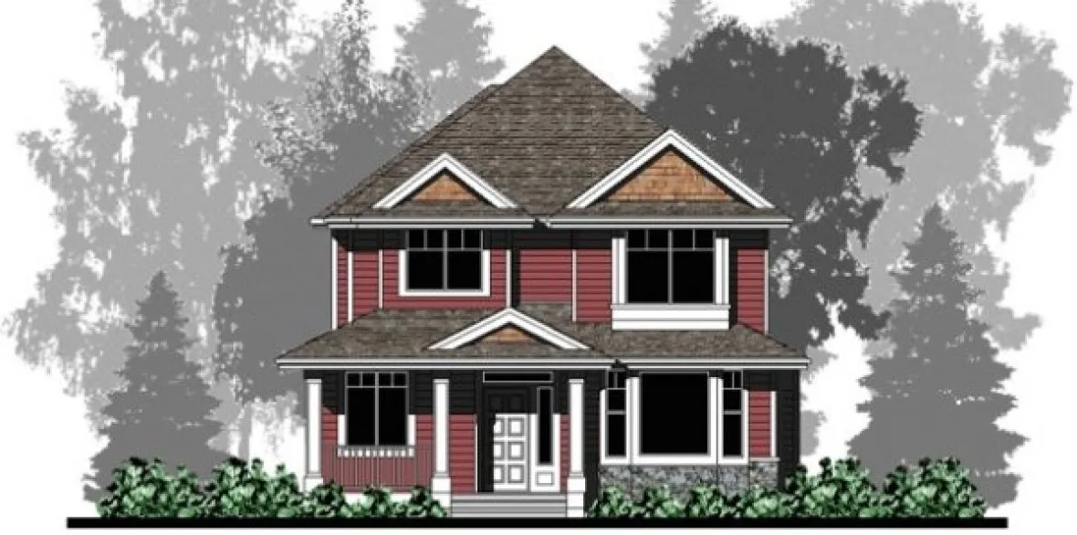 Full Rendering for House Plan #502402