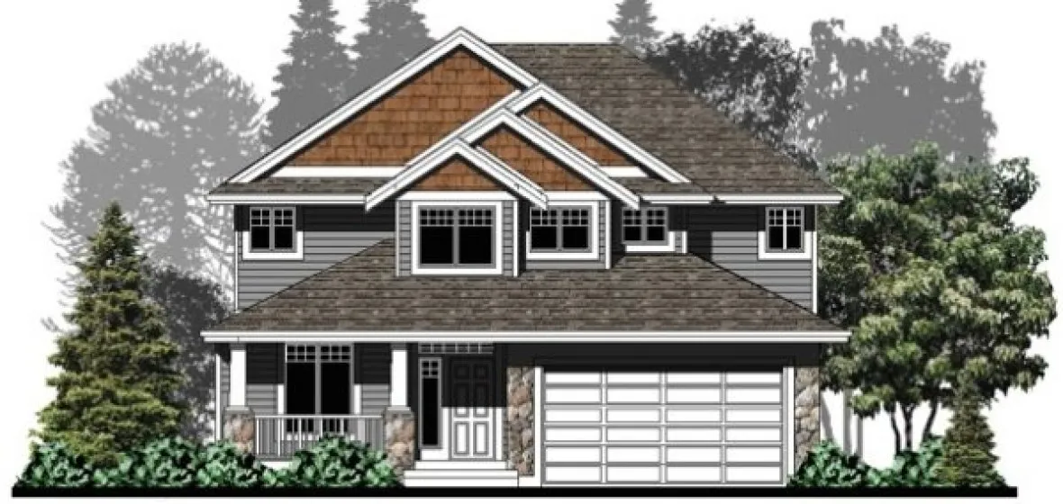 Full Rendering for House Plan #504942