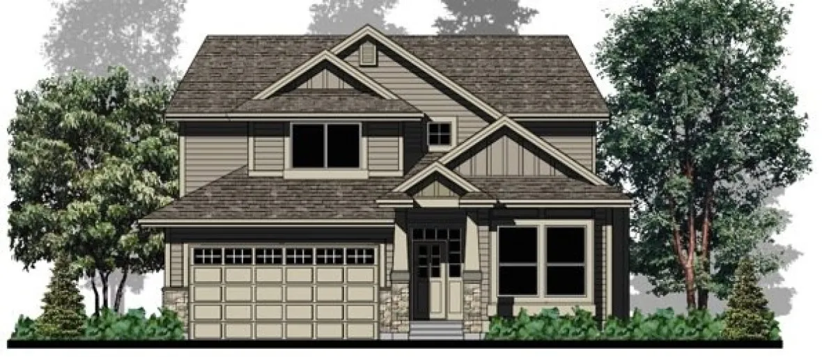 Full Rendering for House Plan #504012