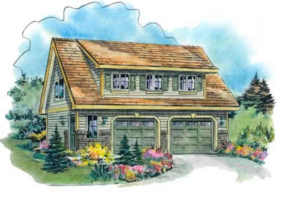 Full Rendering for House Plan #132054