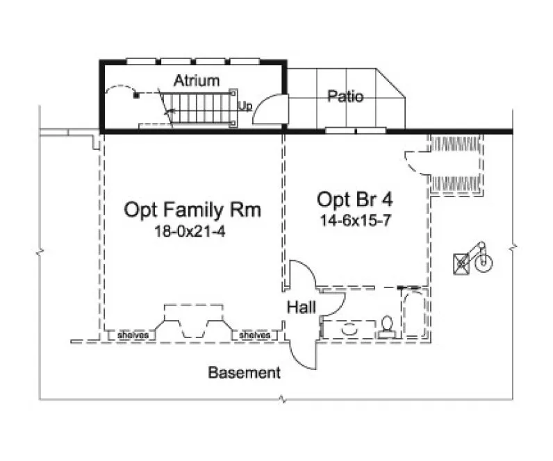 Basement Plan for House Plan #638932