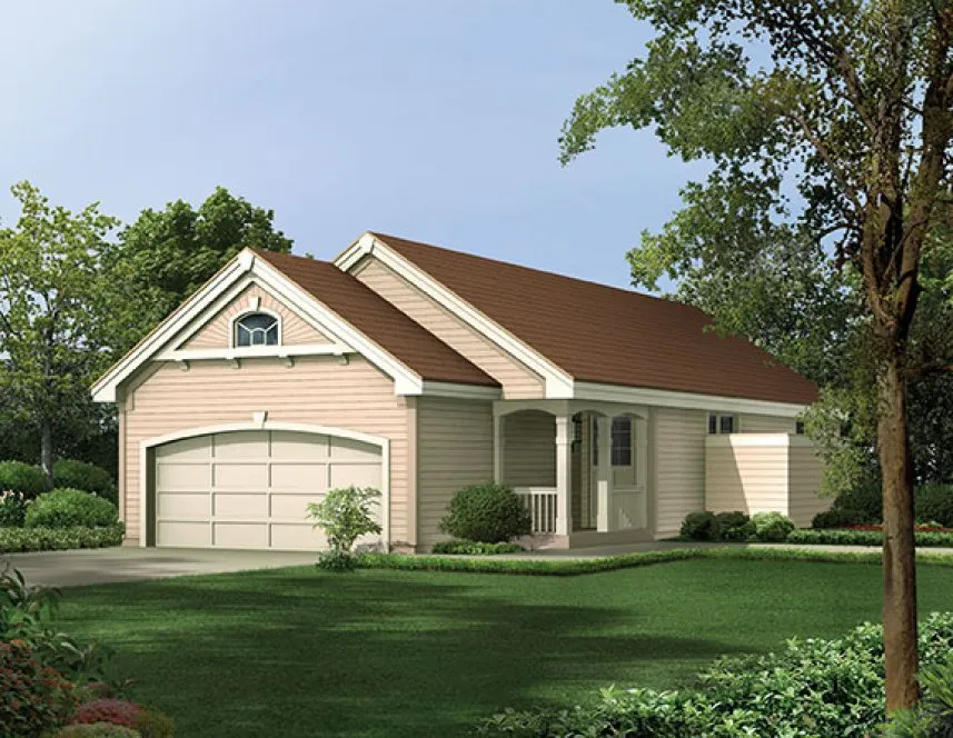 Full Rendering for House Plan #633890