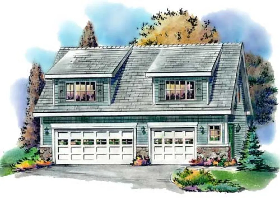 Full Rendering for House Plan #130254