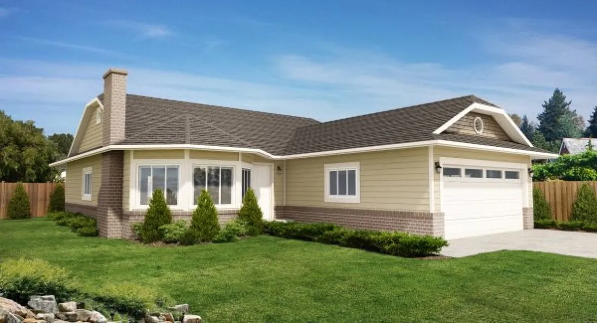 Full Rendering for House Plan #200926