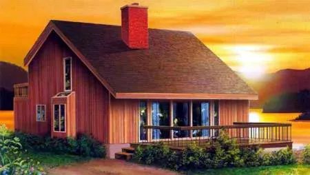 Full Rendering for House Plan #171520