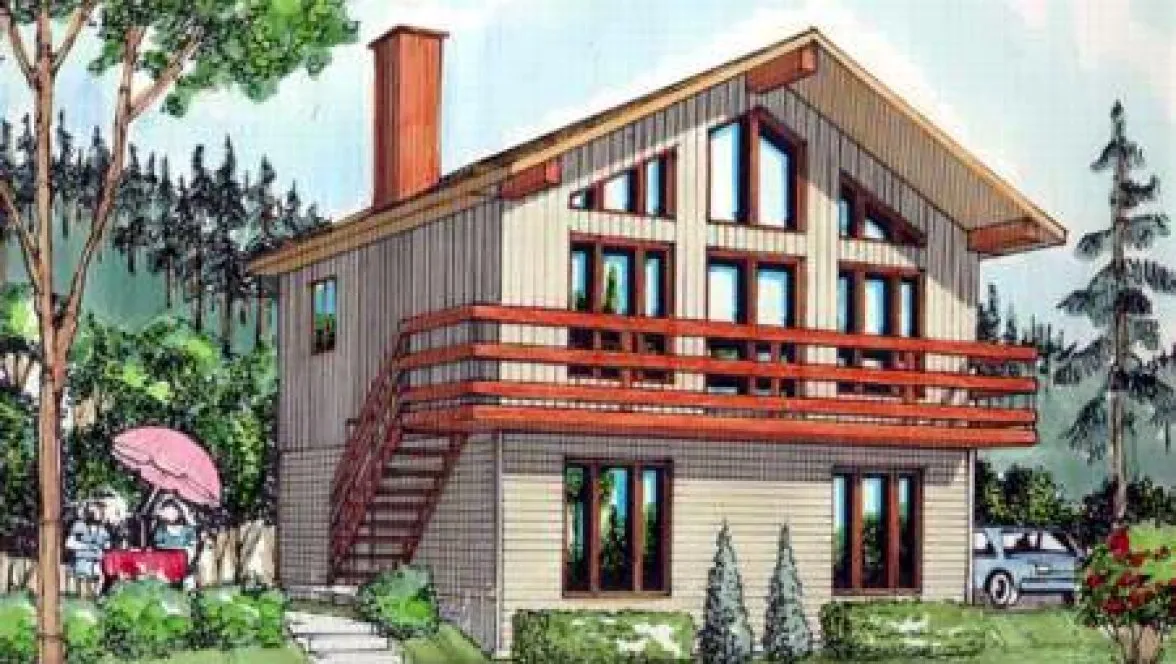 Full Rendering for House Plan #179574