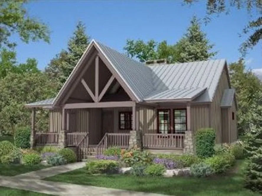 Full Rendering for House Plan #490061