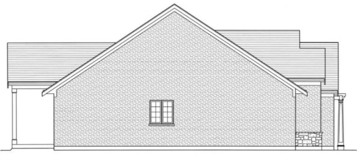Left Elevation for House Plan #531971