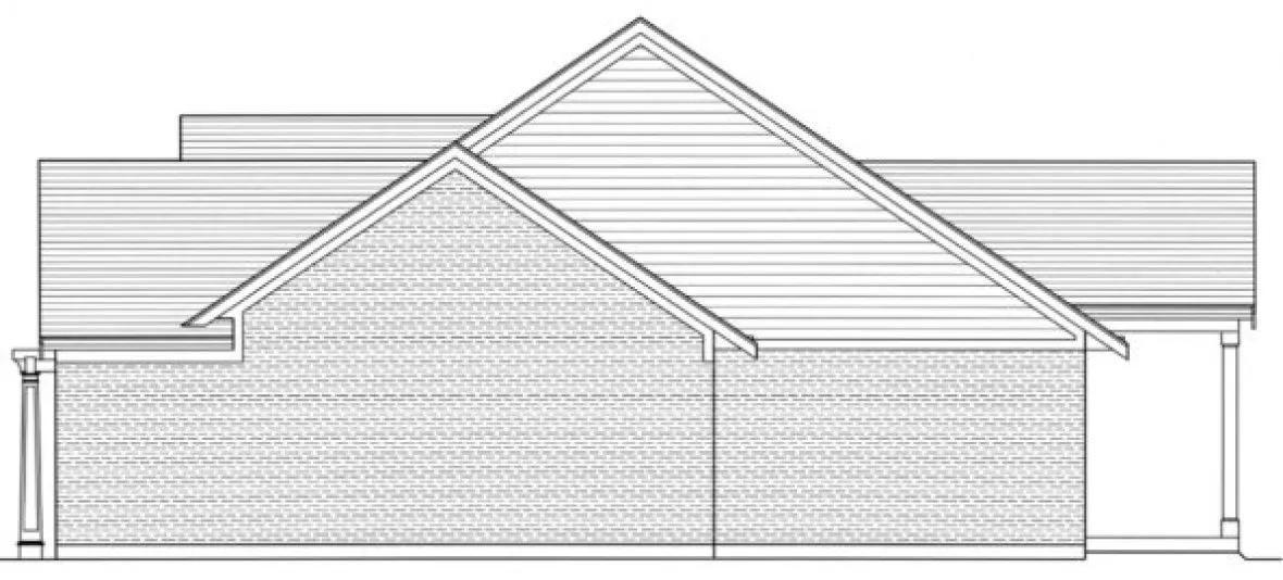 Right Elevation for House Plan #531971