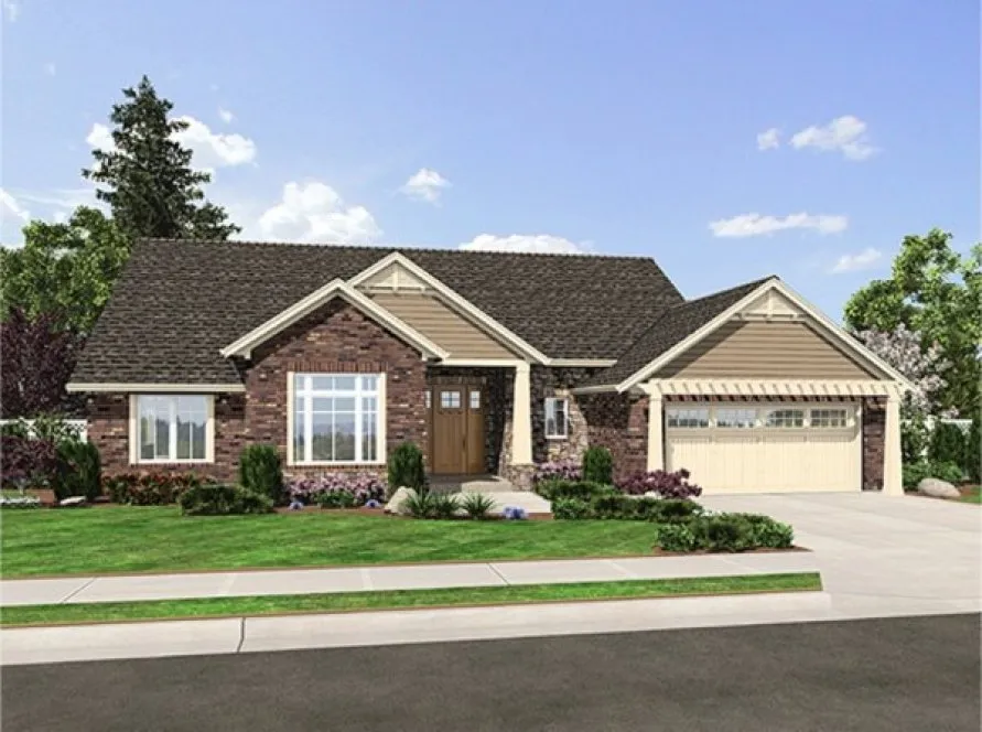 Full Rendering for House Plan #531971