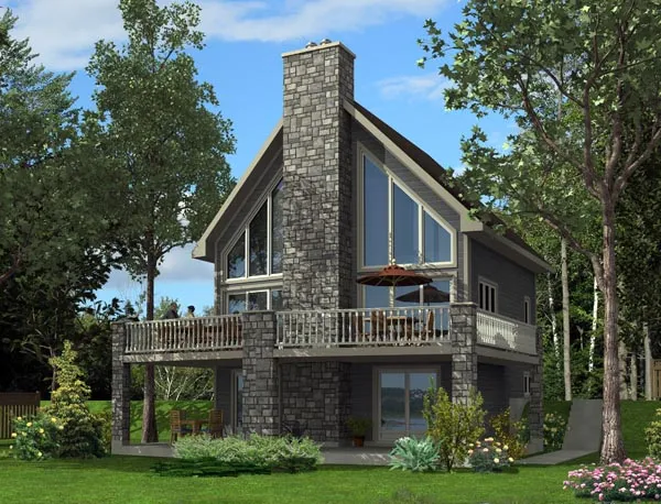 Full Rendering for House Plan #424901