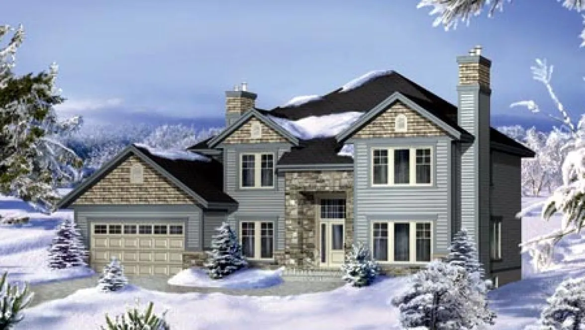 Full Rendering for House Plan #171433